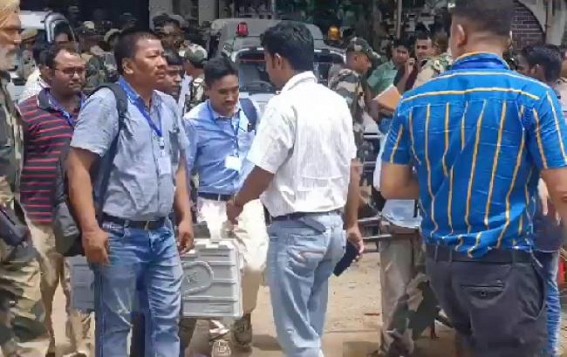 Tripura By-Polls : Polling Personnel left for their designated Destinations amid high Security Tripura By-Polls : Polling Personnel left for their designated Destinations amid high Security
